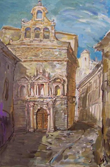 Pintura titulada "Toledo 02" por Gia Bugadze, Obra de arte original