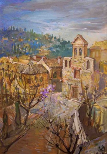 Pintura titulada "Toledo 03" por Gia Bugadze, Obra de arte original
