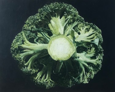 Pittura intitolato "Broccoli" da Simone Giaiacopi, Opera d'arte originale, Olio