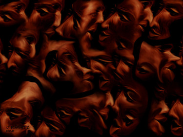 Arte digitale intitolato "Choco Lat" da Giampiero Ragatzu, Opera d'arte originale, Pittura digitale