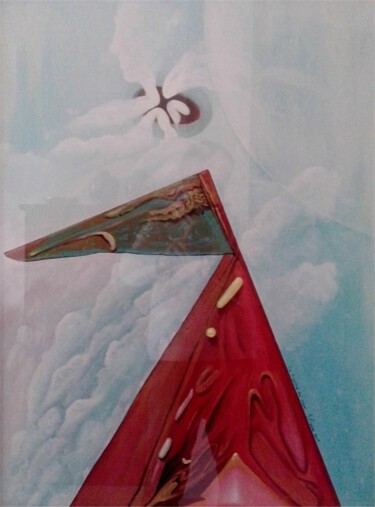 Pittura intitolato "Prua verso le nuvole" da Giampietro Pinna (unartista net), Opera d'arte originale, Acrilico