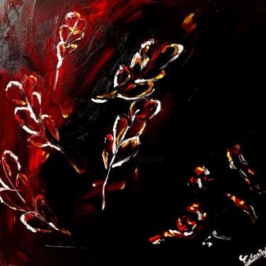 Pintura titulada "La Plume Sanglante" por Gian-Carlo Garcia Moniz, Obra de arte original, Acrílico Montado en Bastidor de ca…