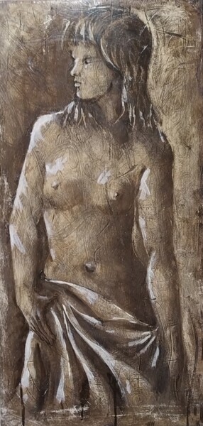 Malerei mit dem Titel "Maria" von Gian Paolo Pennisi, Original-Kunstwerk, Acryl