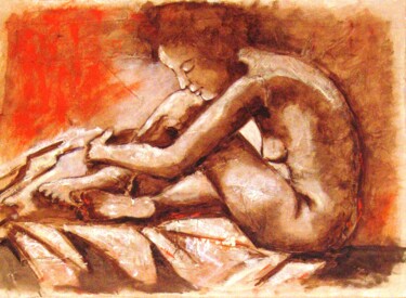 「Chiara」というタイトルの絵画 Gian Paolo Pennisiによって, オリジナルのアートワーク, オイル