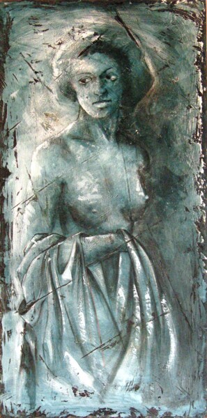 Malerei mit dem Titel "Francesca" von Gian Paolo Pennisi, Original-Kunstwerk, Acryl