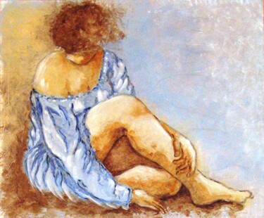 Schilderij getiteld "Marianna" door Gian Paolo Pennisi, Origineel Kunstwerk, Olie