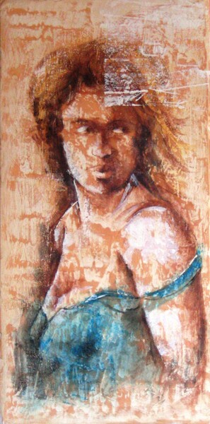 Peinture intitulée "MANUELA" par Gian Paolo Pennisi, Œuvre d'art originale, Acrylique