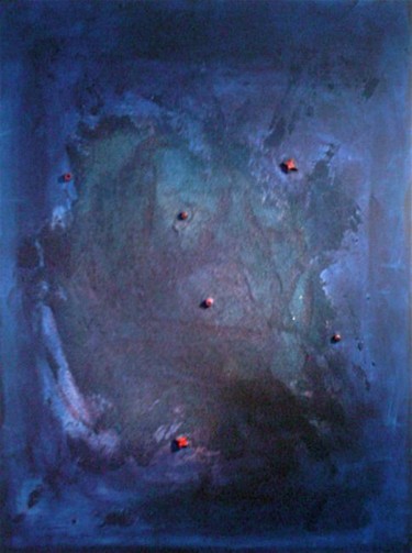 Painting titled "Umare - Quadro acri…" by Giancarlo Baraldo, Original Artwork