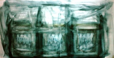 Pittura intitolato "3 NY - Quadro tecni…" da Giancarlo Baraldo, Opera d'arte originale, Altro