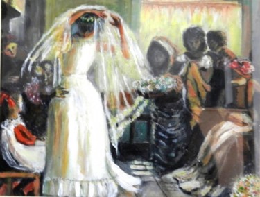 Pittura intitolato "Giovane sposa di ca…" da Giancarla Macerata, Opera d'arte originale