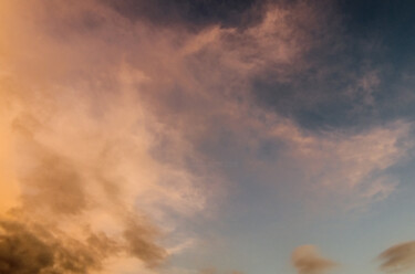 Fotografía titulada "nuvole al tramonto" por Giancarlo Biscardi, Obra de arte original, Fotografía digital