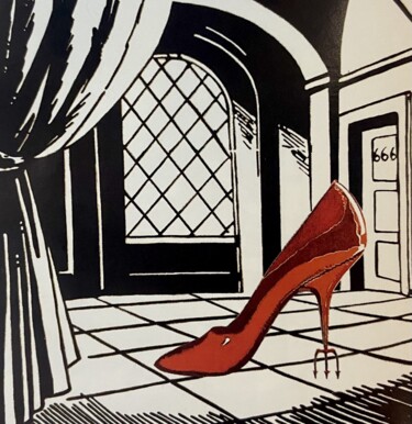 Pintura intitulada "Cindarella's Shoes" por Giancarlo Montuschi, Obras de arte originais, Acrílico