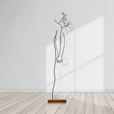 Escultura titulada "Mano nella mano" por Giancarlo Morandi, Obra de arte original, Alambre