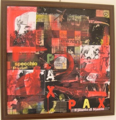 Painting titled "pax" by Giancarlo Siniscalchi, Original Artwork