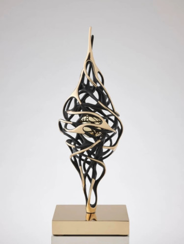 Skulptur mit dem Titel "Vortice Energia" von Gianfranco Meggiato, Original-Kunstwerk, Bronze