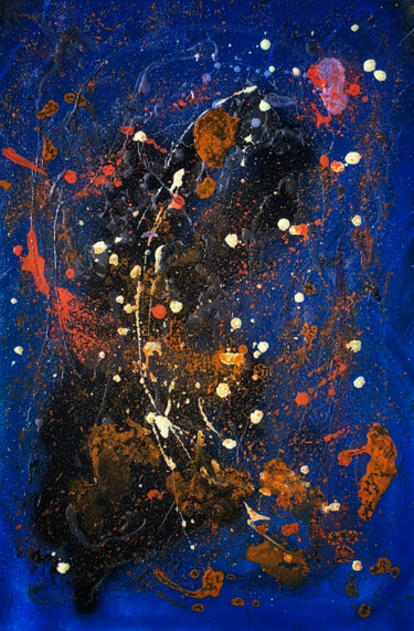 Malerei mit dem Titel "Accroch" von Gianluca Fascetto, Original-Kunstwerk, Öl