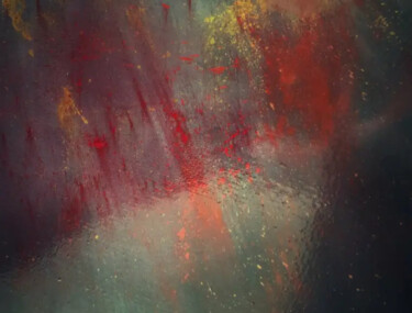 Malerei mit dem Titel "Sky falls" von Gianluca Fascetto, Original-Kunstwerk, Öl