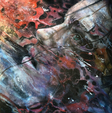 Картина под названием "Infinito abbandono" - Gianluca Fascetto, Подлинное произведение искусства, Масло