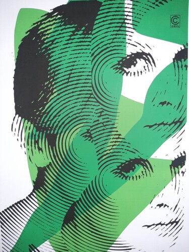 Estampas & grabados titulada "Two G" por Gianluca Ferreri, Obra de arte original, Impresión digital