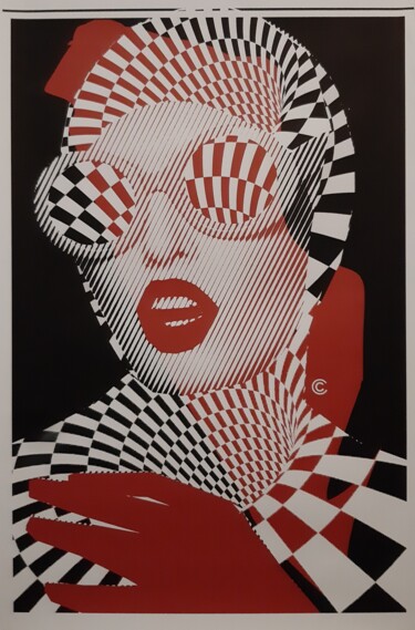 Gravures & estampes intitulée "Chekos'art (1977) 5…" par Gianluca Ferreri, Œuvre d'art originale, Impression numérique