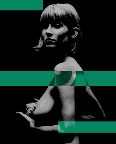 Impressões e gravuras intitulada "Green Me" por Gianluca Ferreri, Obras de arte originais, Impressão digital