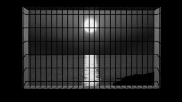 Digital Arts titled "A prison in Montecr…" by Gianluca R. Pisano, Original Artwork, 2D Digital Work