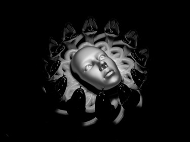 Arte digitale intitolato "Gorgon" da Gianluca R. Pisano, Opera d'arte originale, Lavoro digitale 2D