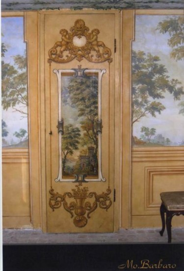Pittura intitolato "porta '700" da Luke, Opera d'arte originale