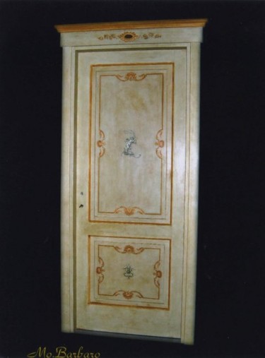 Pittura intitolato "porta '700" da Luke, Opera d'arte originale