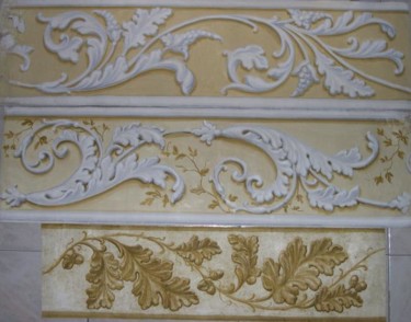 Картина под названием "fasce decorative" - Luke, Подлинное произведение искусства