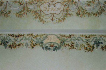 Pintura titulada "fasce decorative" por Luke, Obra de arte original