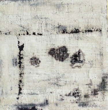 Painting titled "Bianco e nero lunare" by Gianluigi Golfetto, Original Artwork, Chalk