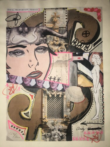 Collages titulada "Ideal Proportion, F…" por Gianmarco Capitanio, Obra de arte original, Collages