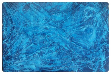 「UNIVERSUM Blu Mare」というタイトルの絵画 Gianmaria D'Andrea (GIANDANIX)によって, オリジナルのアートワーク, エナメル