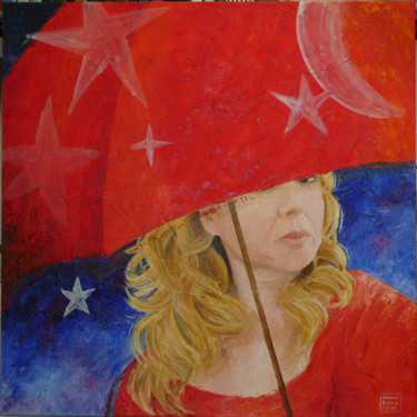 Painting titled "Mary con le sue Ste…" by Gianna Bucelli, Original Artwork, Oil