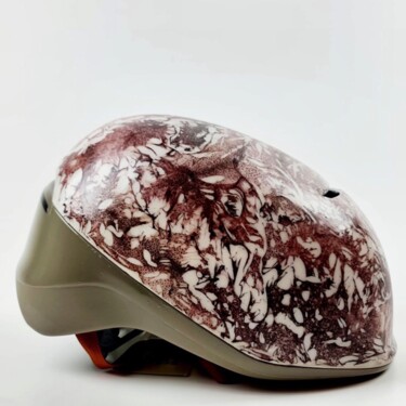 Diseño titulada "Abyss Art Helmet" por Gianni Depaoli, Obra de arte original, Accesorios