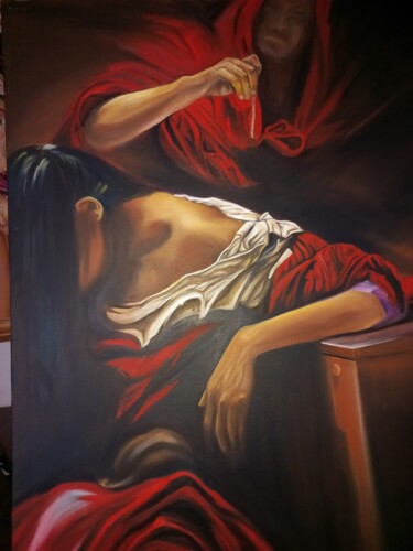 Peinture intitulée "THE PEINTRE" par Gianni Iviglia, Œuvre d'art originale, Huile