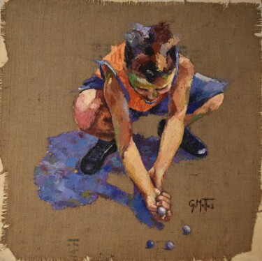 Peinture intitulée "LE BIGLIE" par Gianni Mattu, Œuvre d'art originale, Acrylique Monté sur Châssis en bois