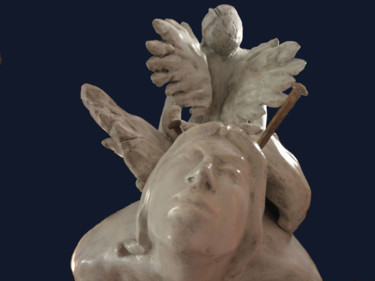 Sculptuur getiteld "...AMEN" door Gianni  Giovanni Villa, Origineel Kunstwerk, Gips