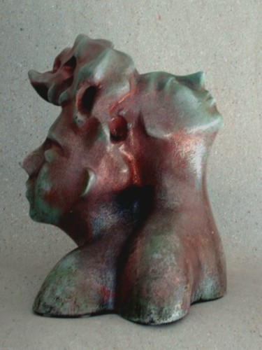 Sculpture intitulée "LA PRIMA COPPIA" par Gianni  Giovanni Villa, Œuvre d'art originale, Céramique