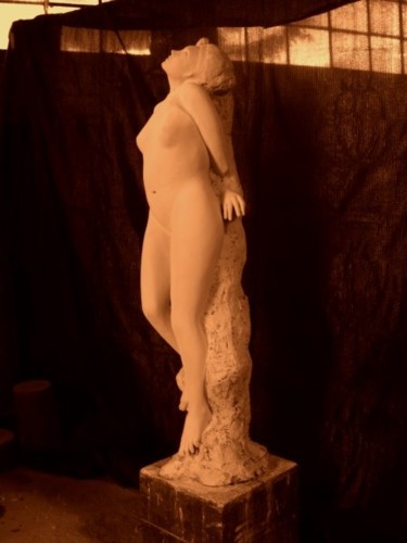 Sculpture titled "ANDROMEDA" by Gianni  Giovanni Villa, Original Artwork, Plaster