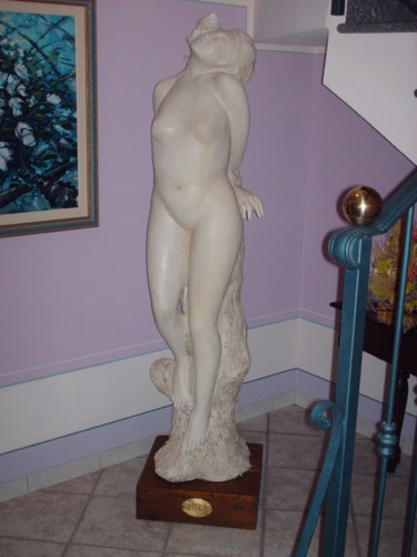 Sculpture titled "A...MEDA" by Gianni  Giovanni Villa, Original Artwork, Plaster