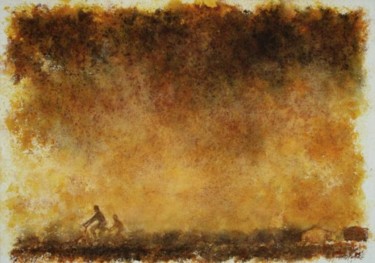 Pittura intitolato "andiamo" da Gianni Pedrazzi, Opera d'arte originale
