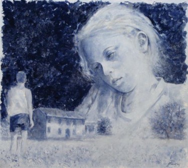 Pintura titulada "ritrovarsi" por Gianni Pedrazzi, Obra de arte original