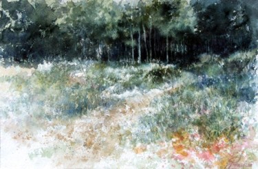 Painting titled "Al limitar del bosco" by Gianni Pedrazzi, Original Artwork