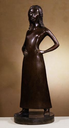 Sculpture titled "SILVANA" by Marcello Giannozzi, Original Artwork