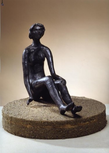 Sculpture titled "SULLA SPIAGGIA" by Marcello Giannozzi, Original Artwork