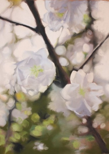 Pittura intitolato "spring #1" da Giao Nguyen, Opera d'arte originale, Olio