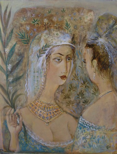 Pintura titulada "Beauties of Jerusal…" por George Rurua, Obra de arte original, Acrílico