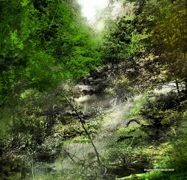 Photographie intitulée "Les collines du Cen…" par Brigitte Gicquiaud, Œuvre d'art originale, Photographie argentique